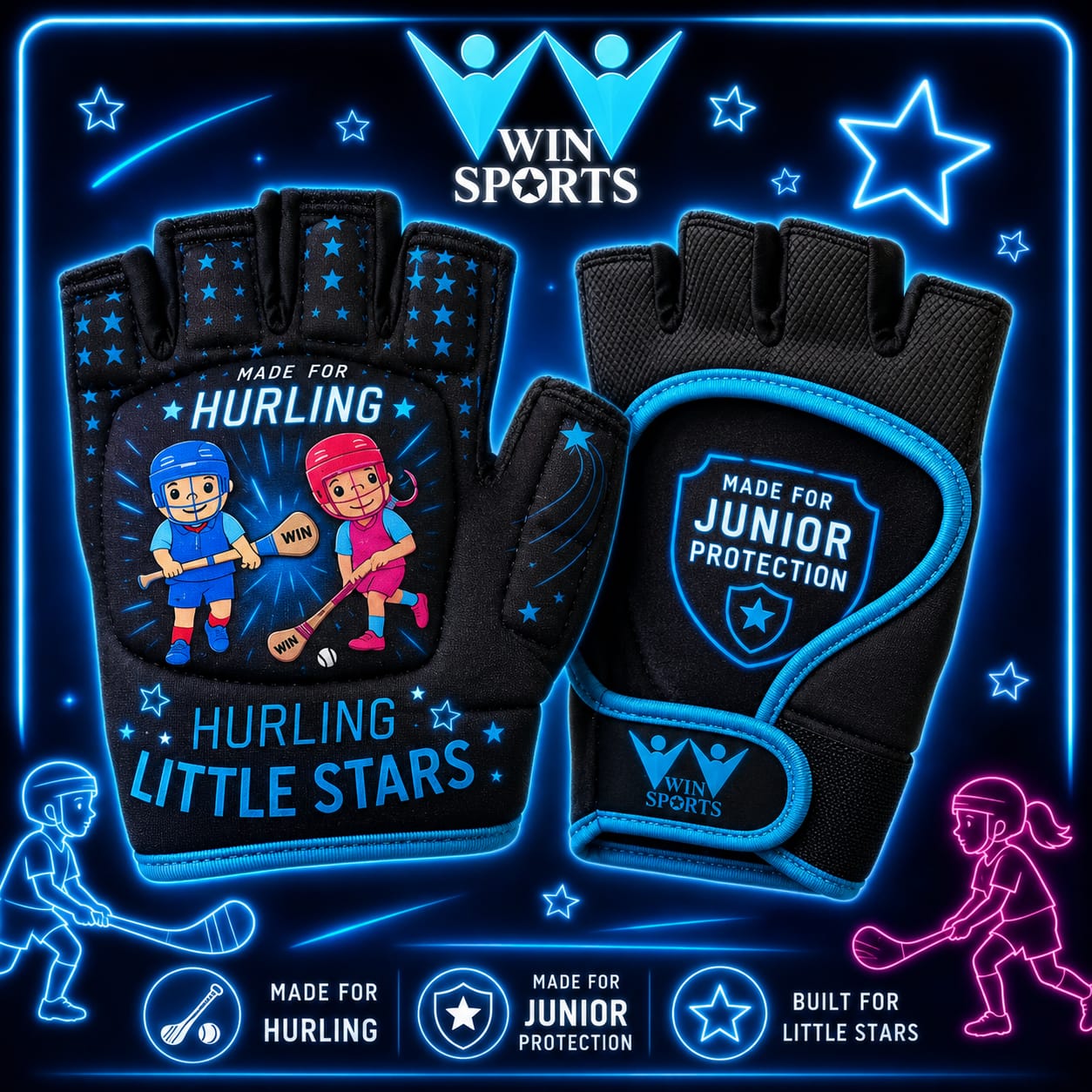 WIN Hurling Gloves Junior