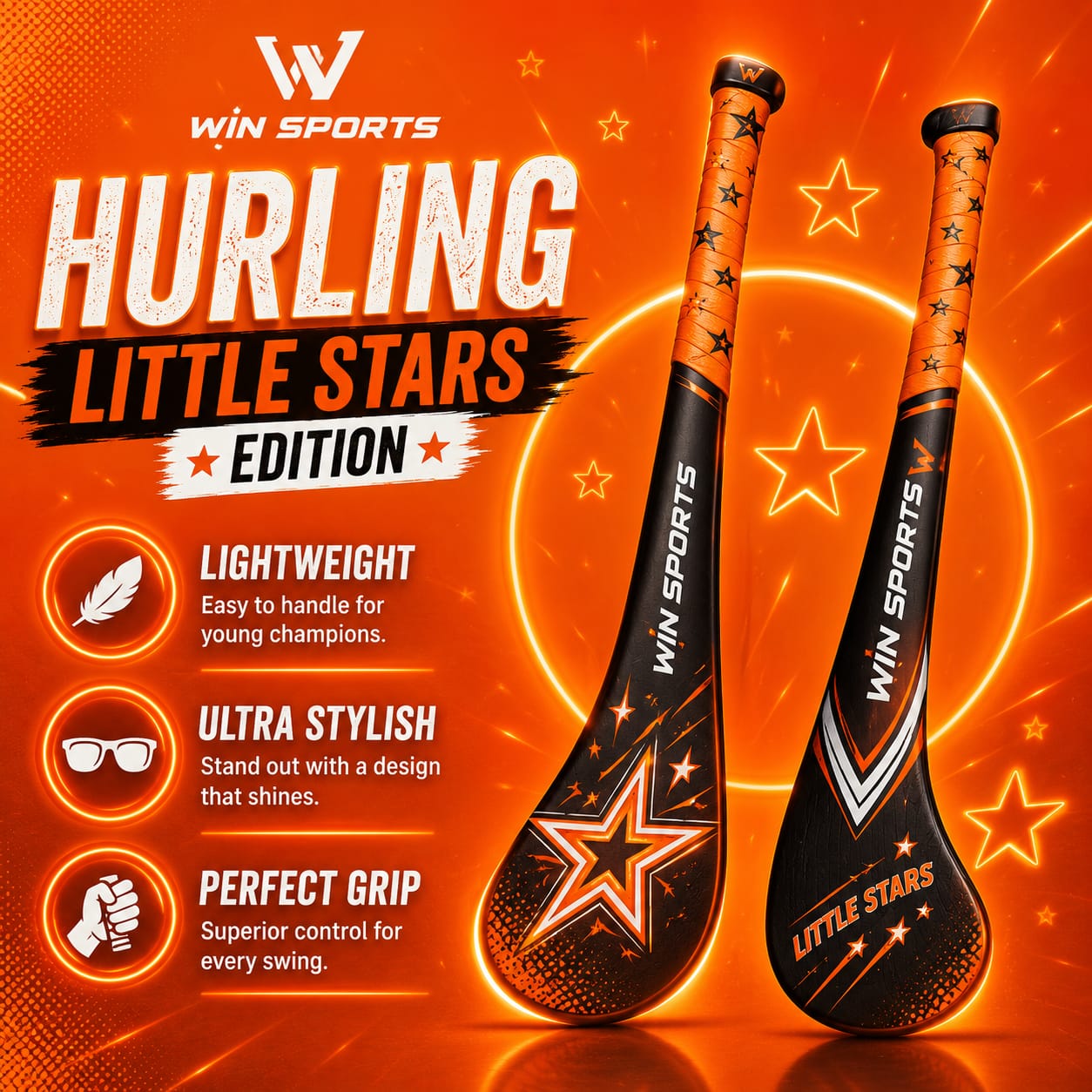WIN Hurling Gloves Junior.
