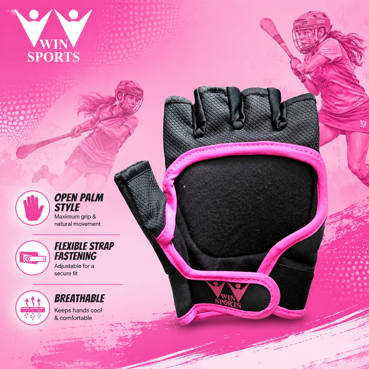 WIN Hurling Gloves  Junior