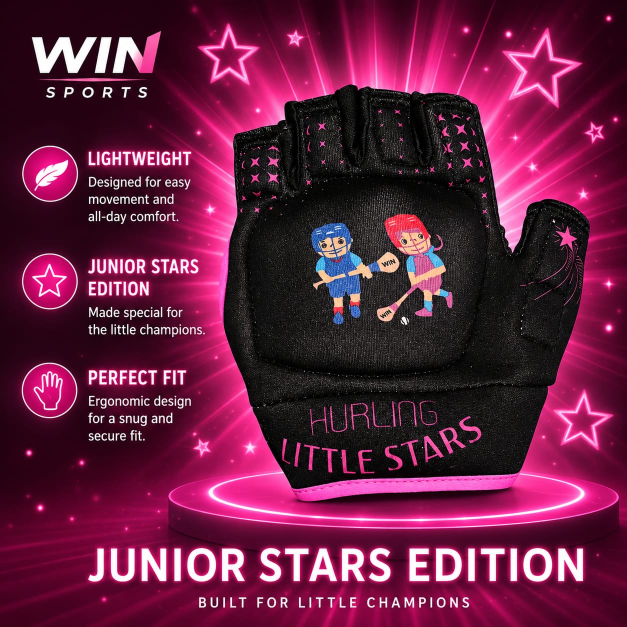 WIN Hurling Gloves  Junior
