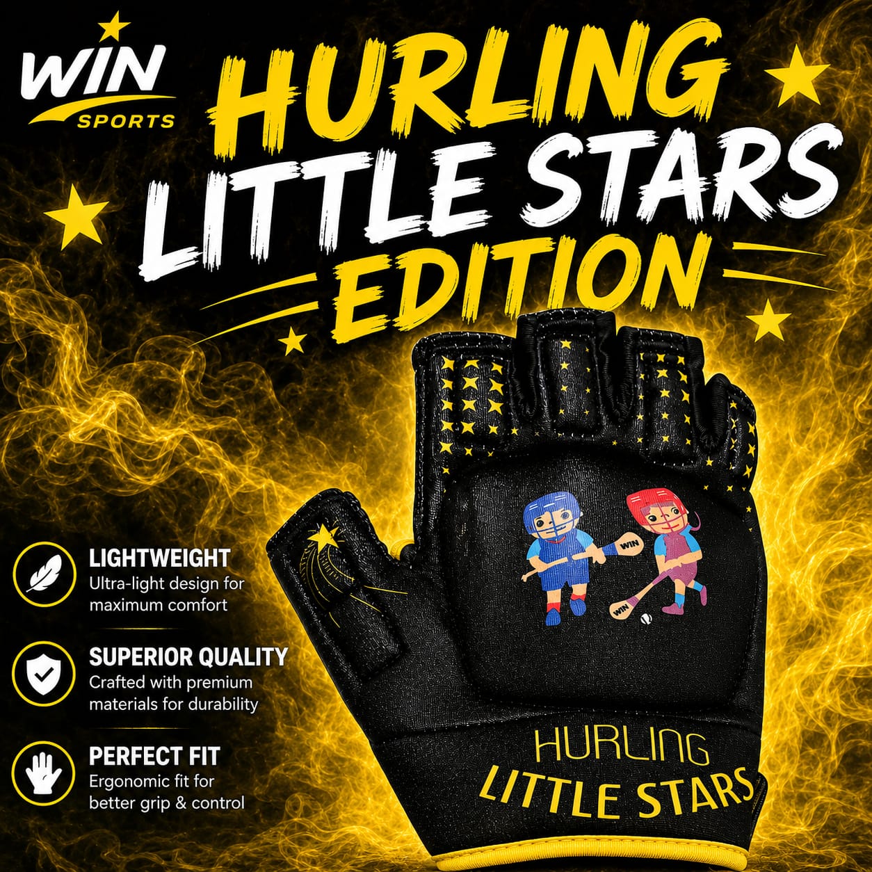 WIN Hurling Gloves Junior.