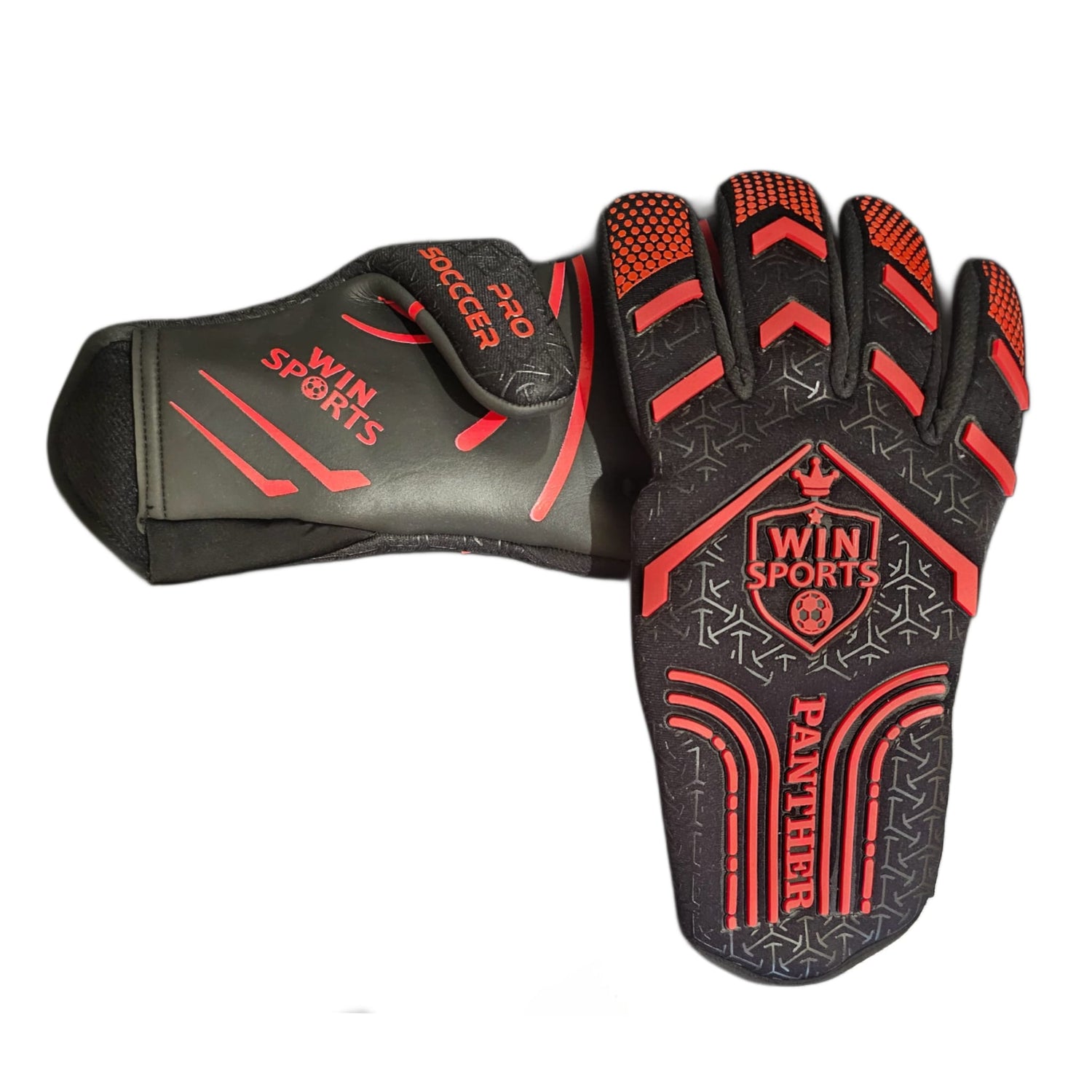 WIN GoalKeeper Gloves (Red Panther)