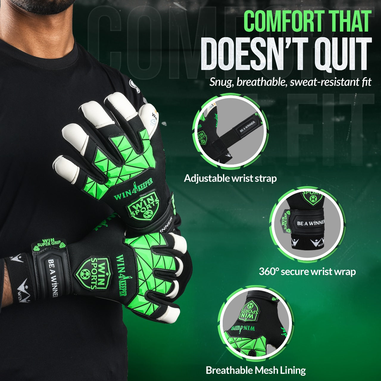 WIN GoalKeeper Gloves (W4k)