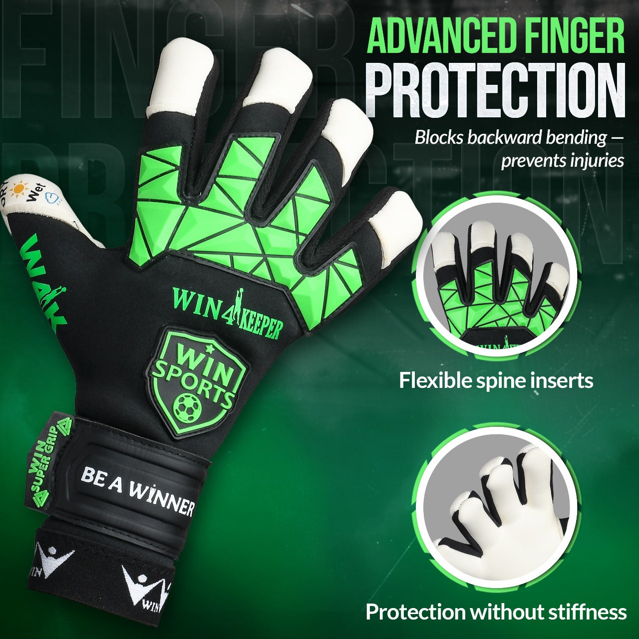 WIN GoalKeeper Gloves (W4k)
