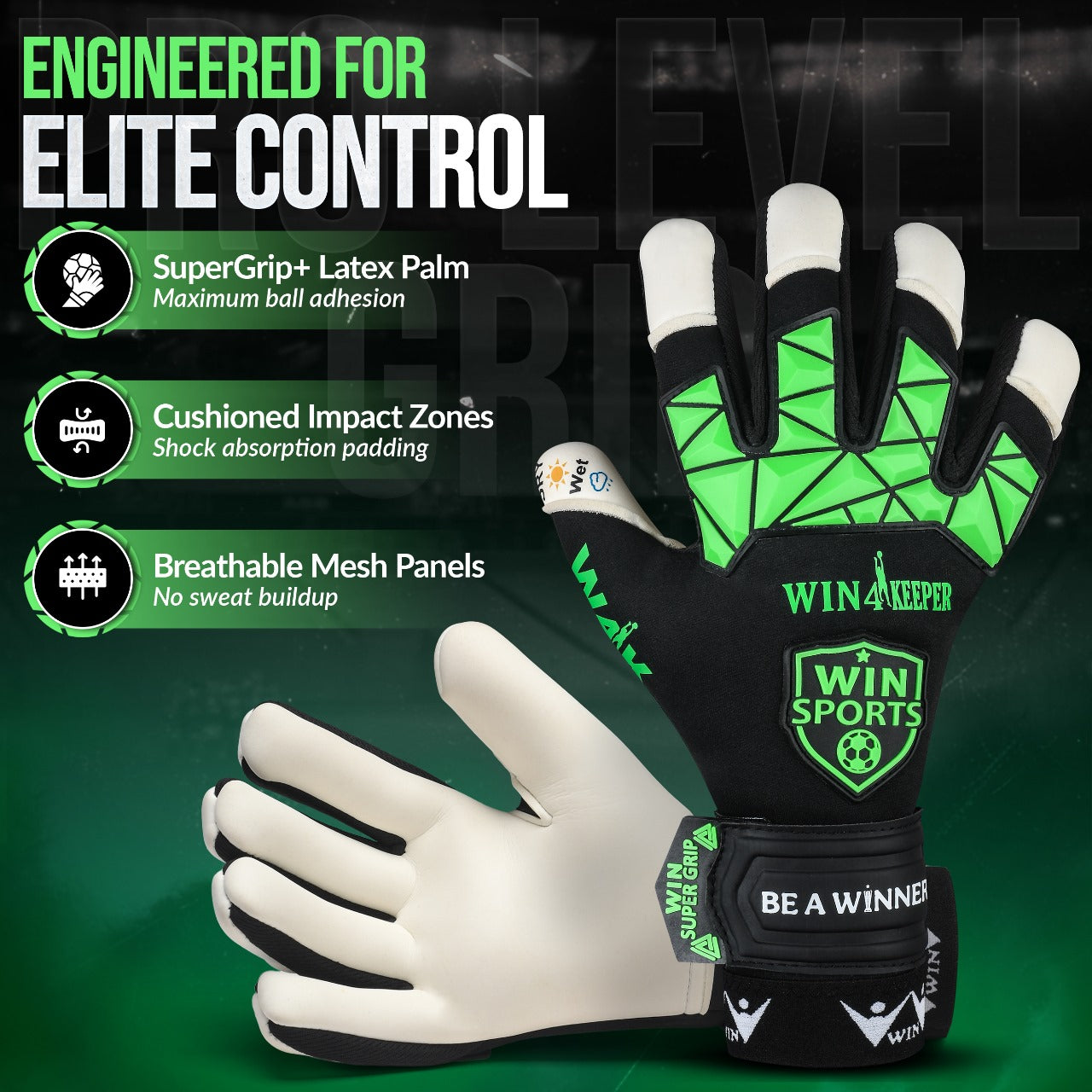 WIN GoalKeeper Gloves (W4k)